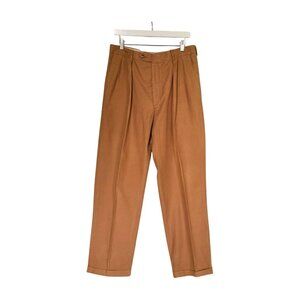 Vintage Peter Millar 100% Cotton Pleated Trousers – Talon Zipper – Made in USA